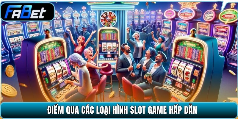 Điểm qua các loại hình slot game hấp dẫn
